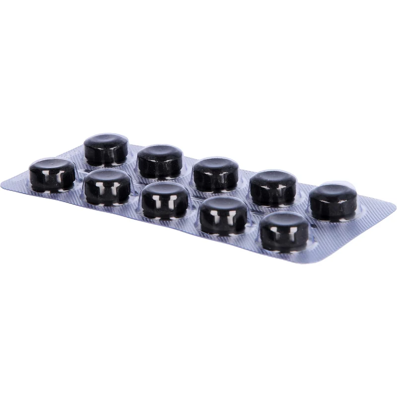 Kohle AL 250 mg Tabletten bei Durchfall, 20 St. Tabletten