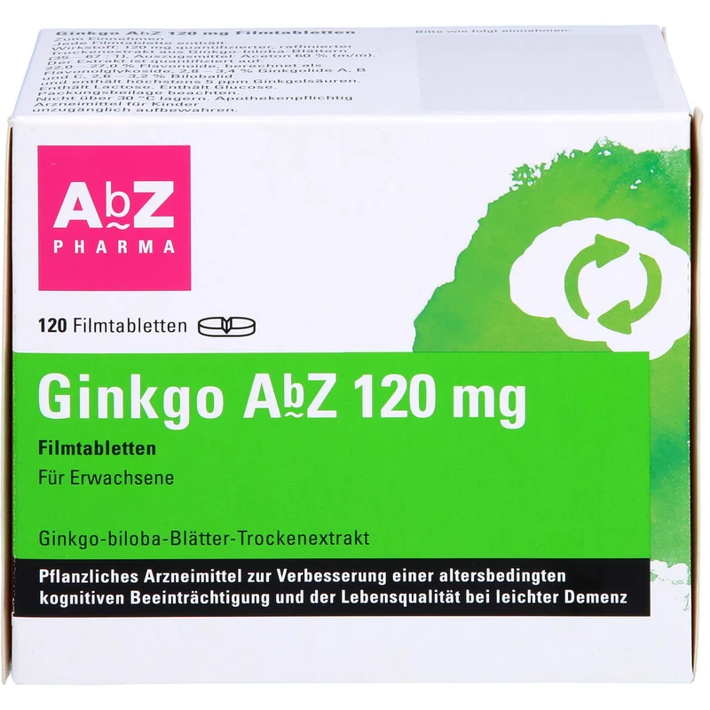 Ginkgo AbZ 120 mg Filmtabletten, 120 St FTA