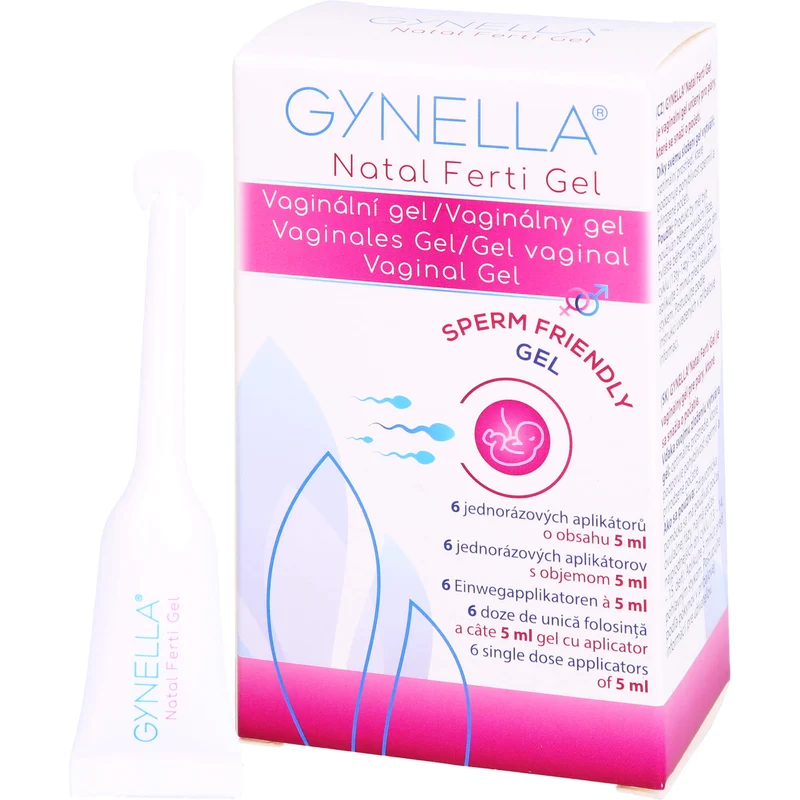 GYNELLA Natal Ferti vaginales Gel zur Unterstützung der Empfängnis, 6 St. Einzeldosisbehältnisse
