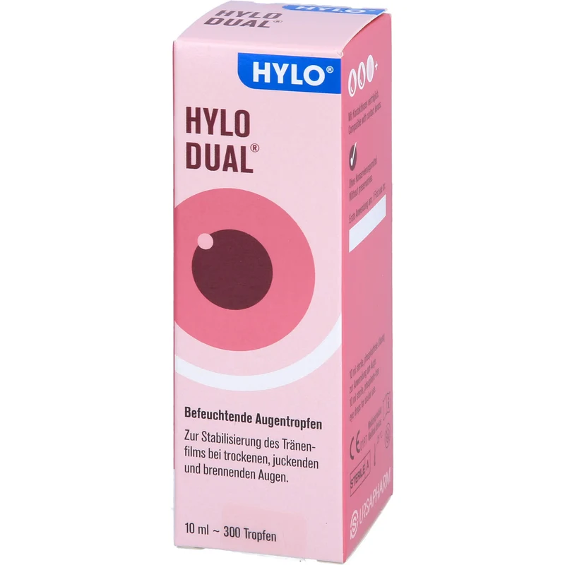 Hylo Dual befeuchtende Augentropfen, 10 ml Lösung
