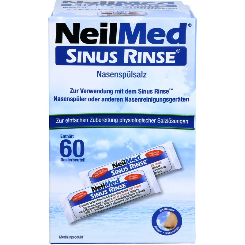 SINUS RINSE NASENSPÜLSALZ NEILMED, 60X2.4 g SLZ