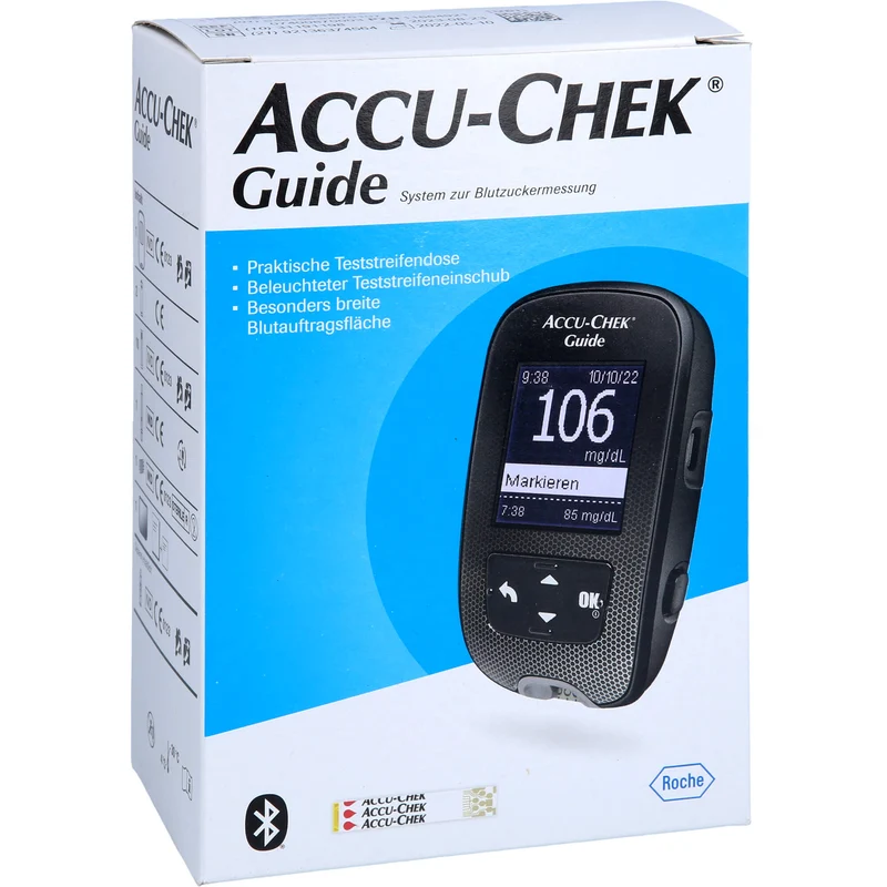 ACCU-CHEK Guide Set mg/dl, 1 St. Blutdruckmessgerät