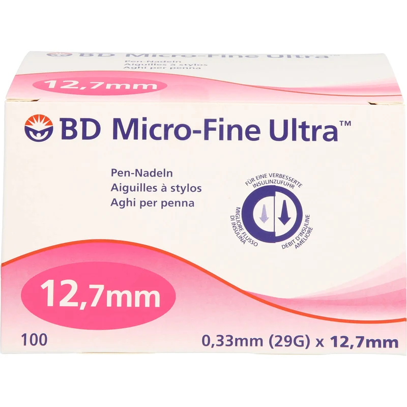 BD Micro-Fine Ultra Pen-Nadeln 0,33 x 12,7 mm, 100 St. Packung