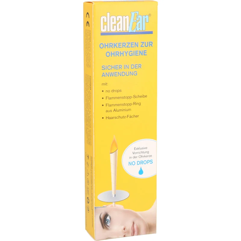 Cleanear Ohrkerzen zur Reinigung der Ohren, 2 St. Packung