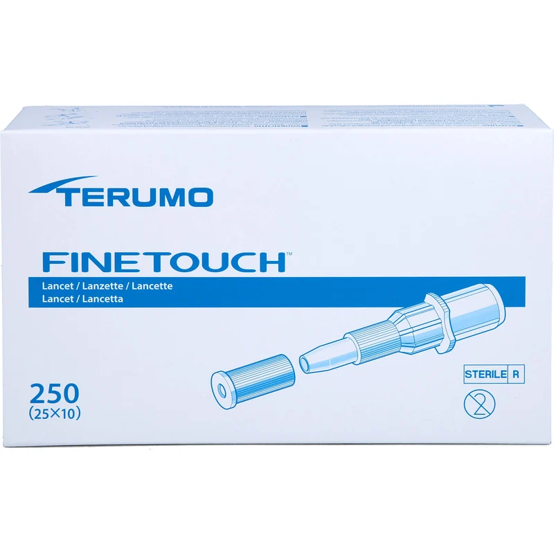 Terumo Finetouch Einmallanzetten, 250 St. Packung