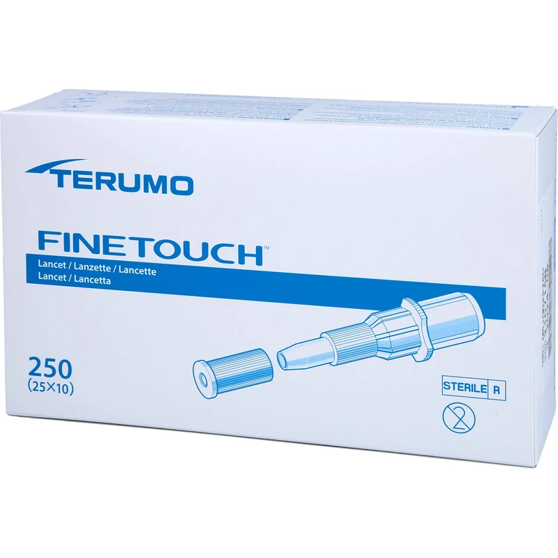 Terumo Finetouch Einmallanzetten, 250 St. Packung