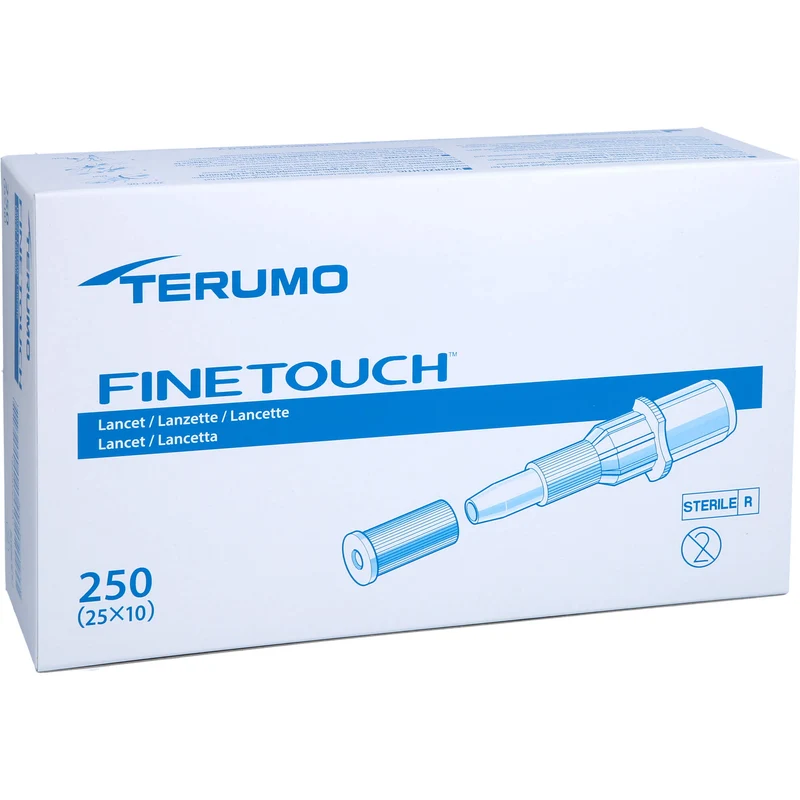 Terumo Finetouch Einmallanzetten, 250 St. Packung