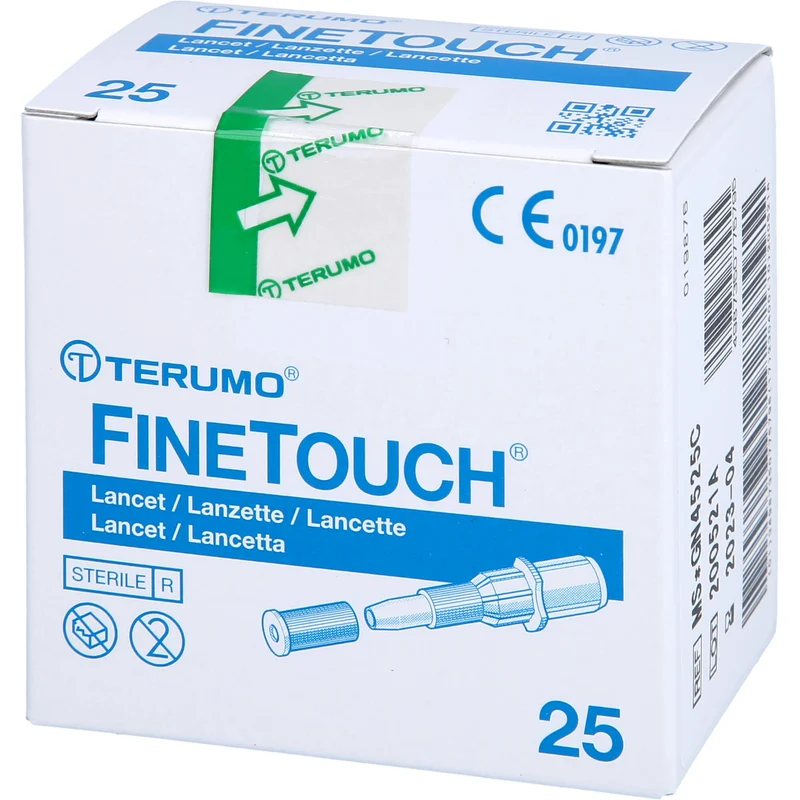 Terumo Finetouch Einmallanzetten, 25 St. Packung