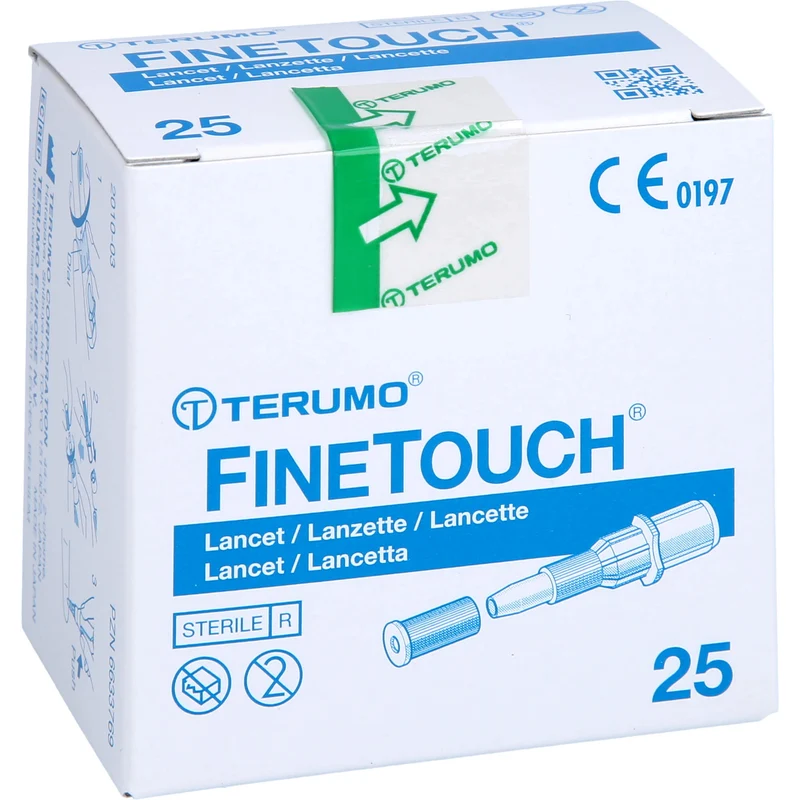 Terumo Finetouch Einmallanzetten, 25 St. Packung