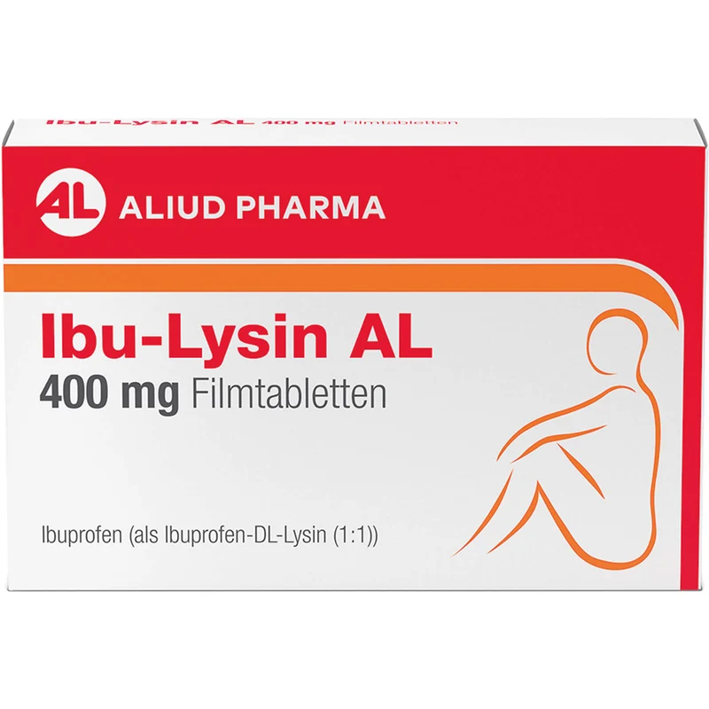 Ibu-Lysin AL 400 mg Filmtabletten bei akuten Schmerzen, 20 St. Tabletten
