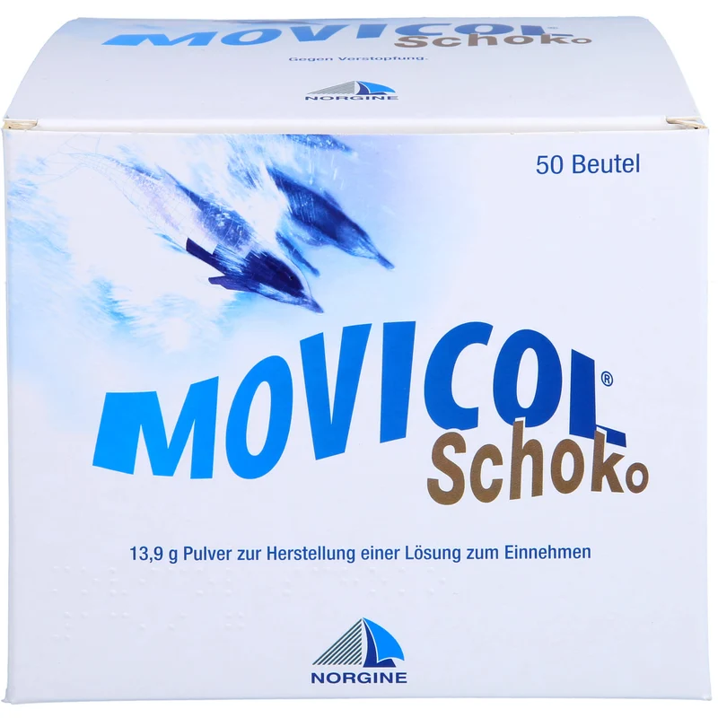 Movicol Pulver mit Schokoladenaroma gegen Verstopfung, 50 St. Beutel