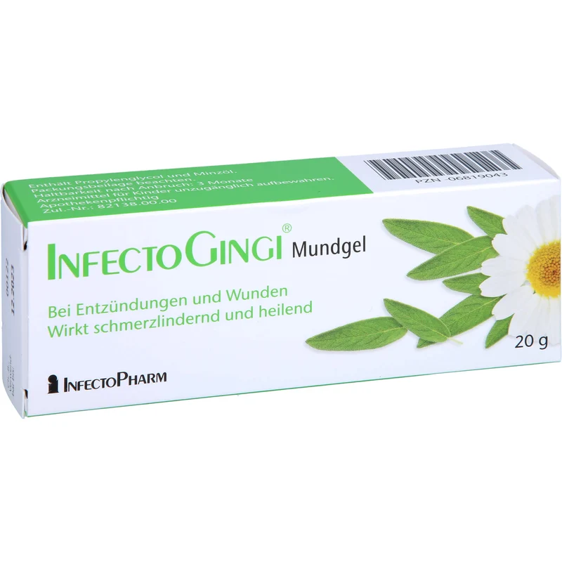 InfectoGingi Mundgel 3fach wirksam bei Mundverletzungen, 20 g Gel