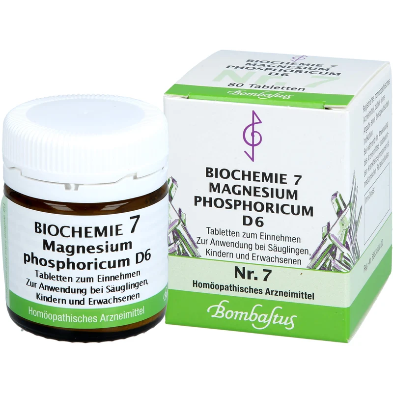 Biochemie 7 Magnesium phosphoricum Bombastus D6 Tbl., 80 St. Tabletten