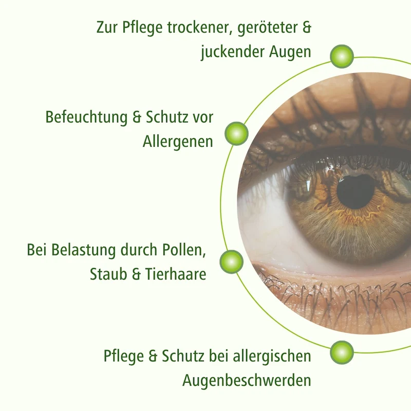 DR. THEISS Hydro med Green Augentropfen mit Ectoin zur Befeuchtung, 20 St. Einzeldosispipetten