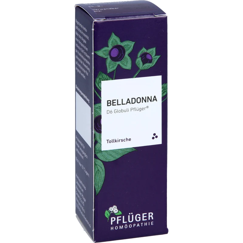 Pflüger Belladonna D6 Globuli Dosierspender, 10 g Globuli