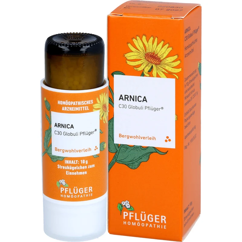 Pflüger Arnica C30 Globuli Dosierspender, 10 g Globuli