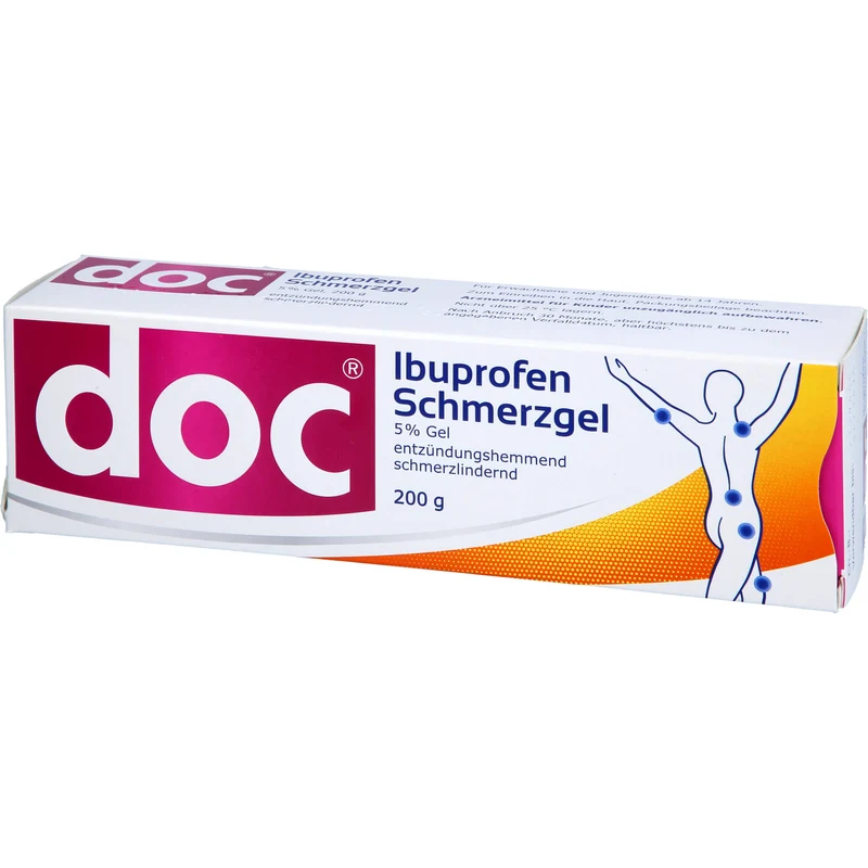 Doc Ibuprofen Schmerzgel 5 %, 200 g Gel