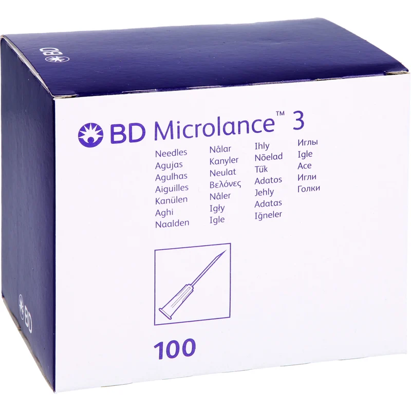 BD Microlance 3 Kanülen 25 G 1 0,5 x 25 mm, 100 St. Kanülen