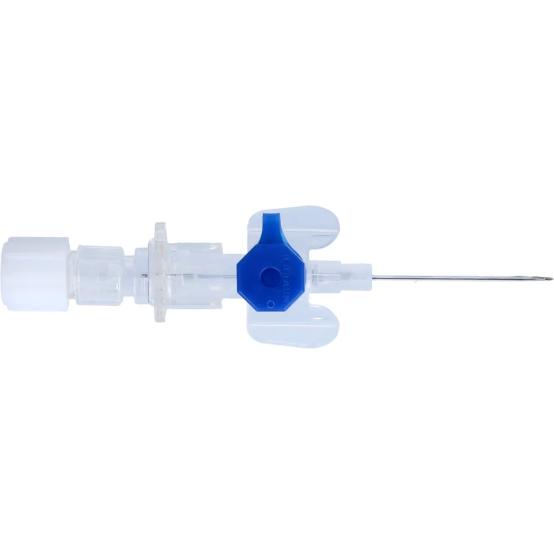 Vasofix Braunüle Venenverweilkanülen mit Zuspritzport und FEP-Katheter 0,90 x 25 mm G 22 blau, 1 St. Kanülen