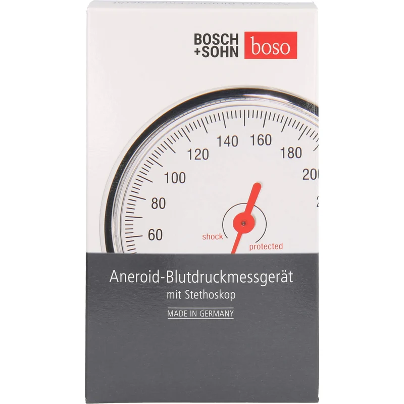 Boso-BS 90 Blutdruckmessgerät mit Manschette und Stethoskop, 1 St. Blutdruckmessgerät