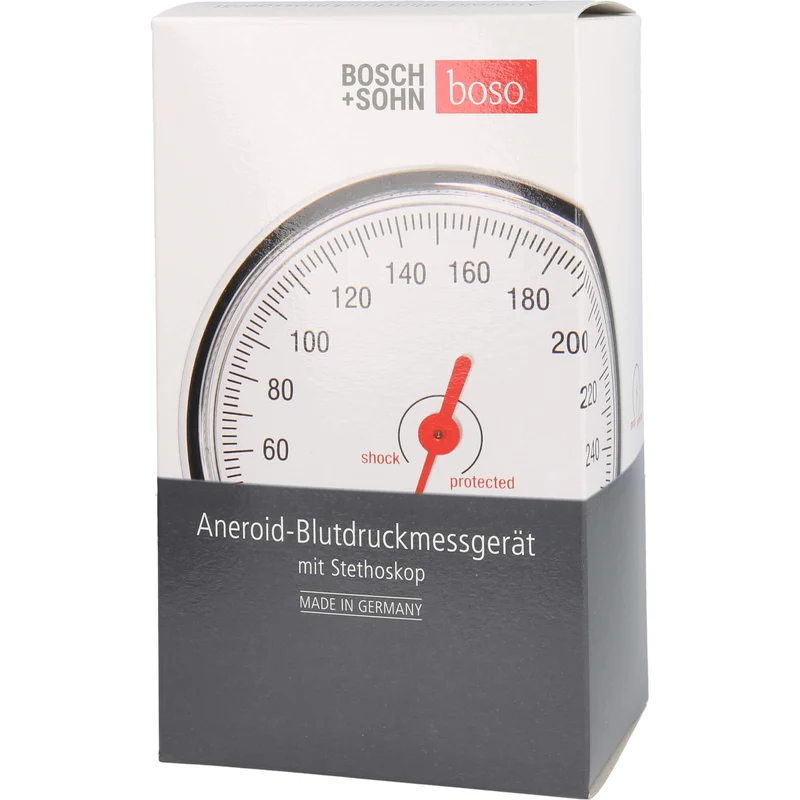 Boso-BS 90 Blutdruckmessgerät mit Manschette und Stethoskop, 1 St. Blutdruckmessgerät