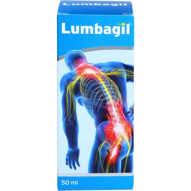 Lumbagil Tropfen bei Nervenschmerzen & Ischias, 50 ml Lösung