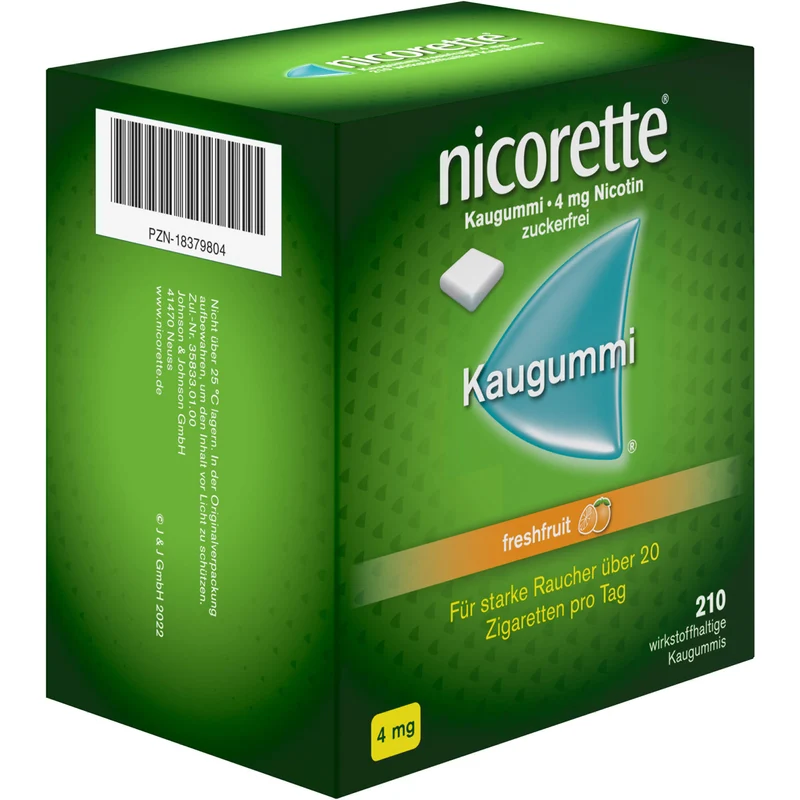 Nicorette 4mg Freshfruit, 210 St KGU