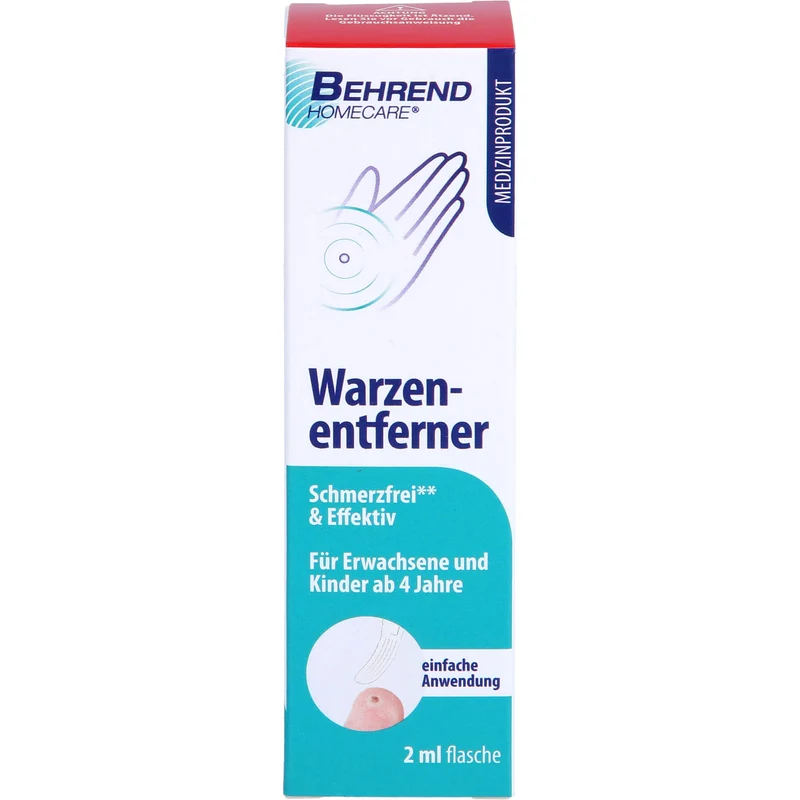 Behrend Warzenentferner für Hand & Fuß, 2 ml Lösung