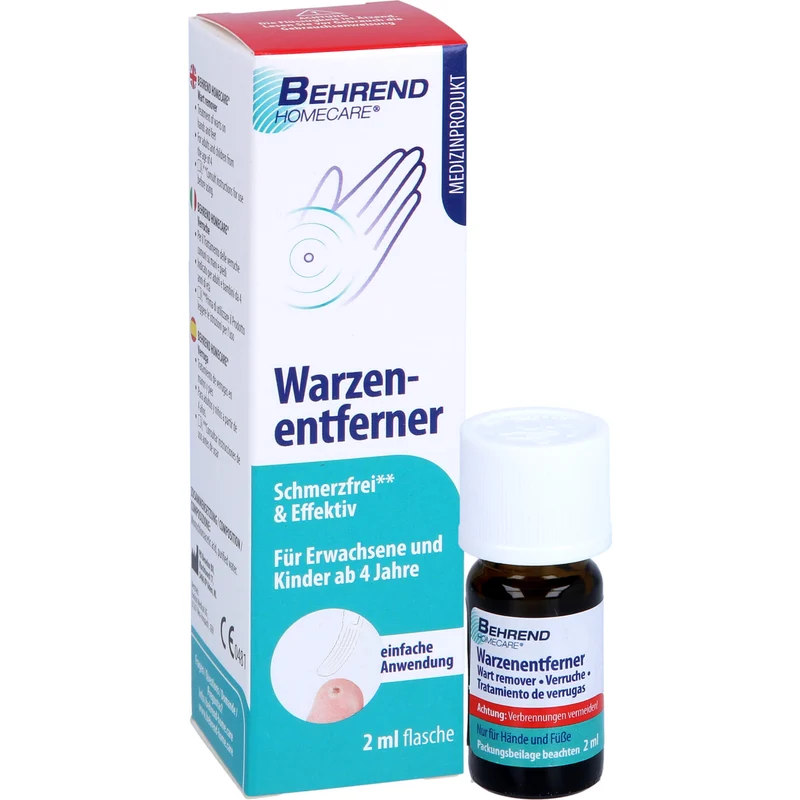 Behrend Warzenentferner für Hand & Fuß, 2 ml Lösung