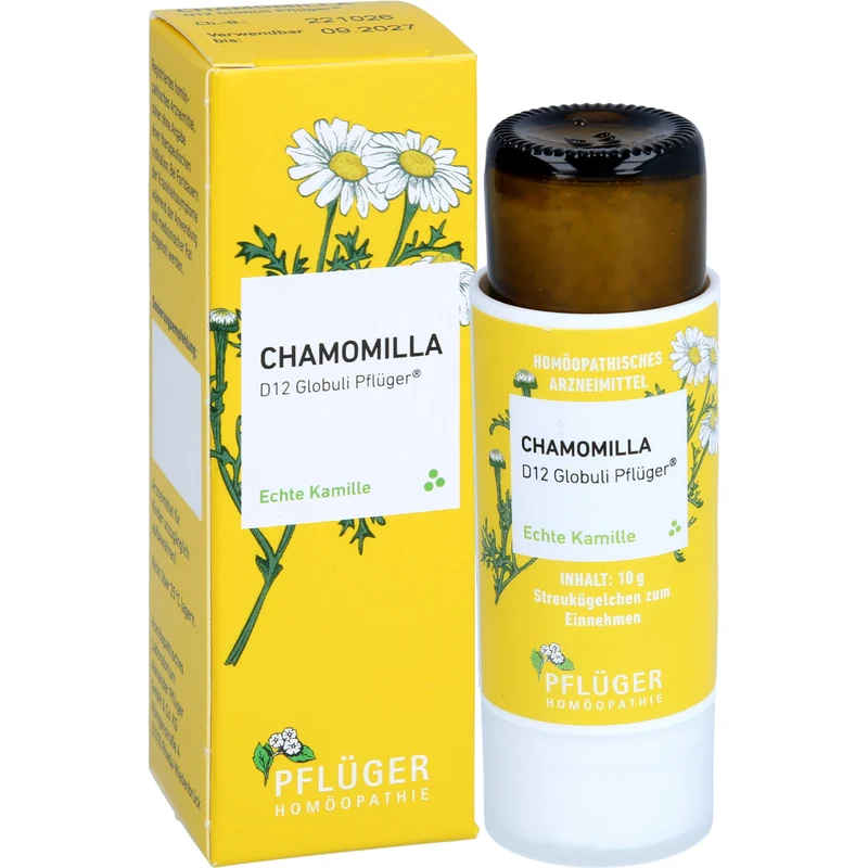 Pflüger Chamomilla D12 Globuli Dosierspender, 10 g Globuli
