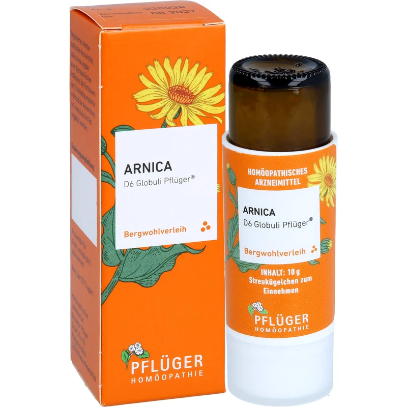 Pflüger Arnica D6 Globuli Dosierspender, 10 g Globuli