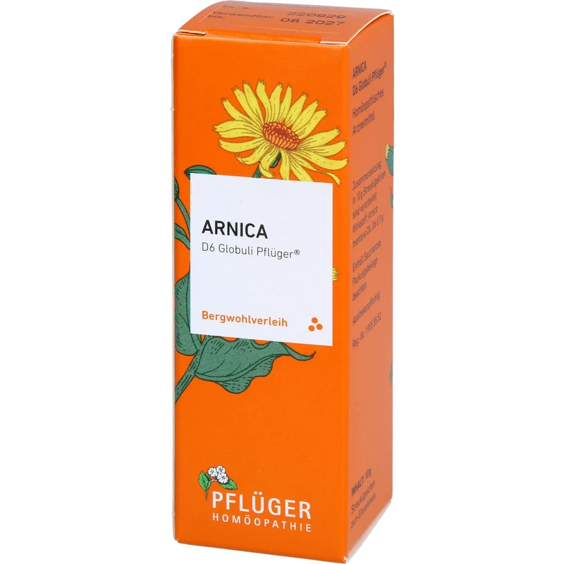 Pflüger Arnica D6 Globuli Dosierspender, 10 g Globuli