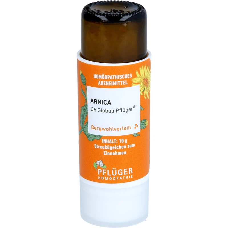 Pflüger Arnica D6 Globuli Dosierspender, 10 g Globuli