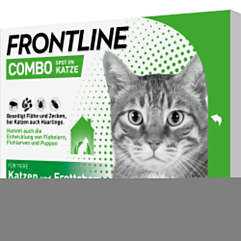 Frontline Combo Katze gegen Flöhe und Zecken, 3 St. Einzeldosisbehältnisse
