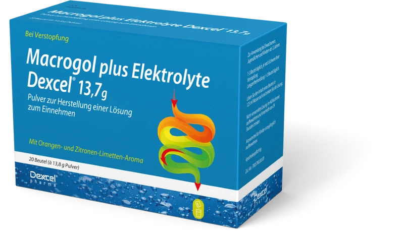 Macrogol Dexcel plus Elektrolyte bei Verstopfung, 20 St. Beutel