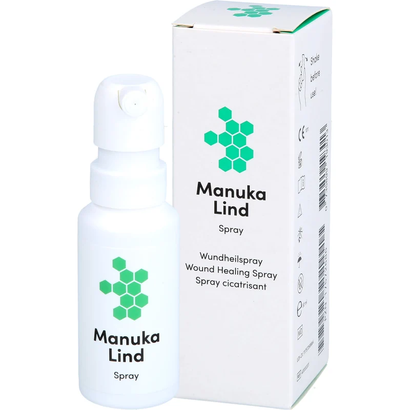Manuka Lind Wundspray zur Behandlung von Wunden mit Mankua Honig, 30 ml Lösung