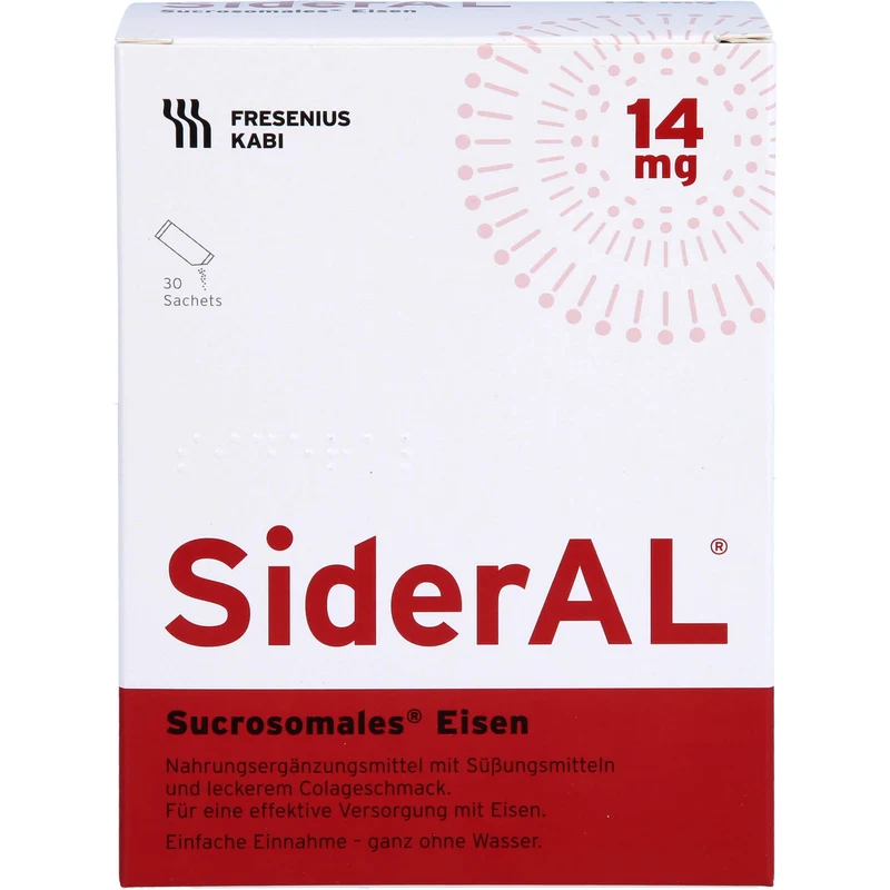 SiderAL Eisen 14mg Cola Sachets, 30 St GRA