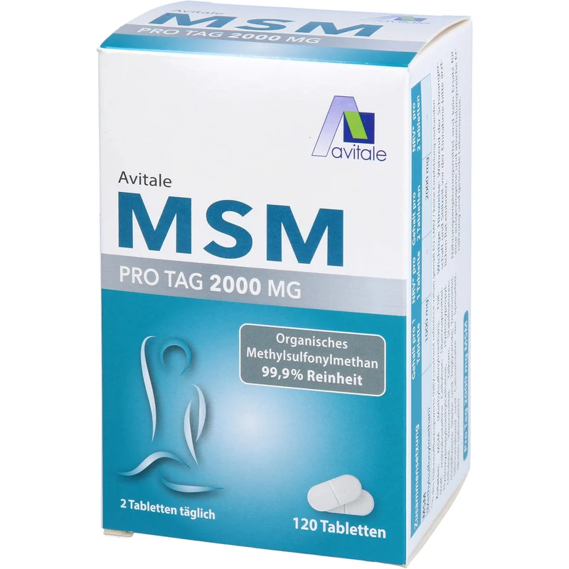 MSM 2000mg, 120 St TAB