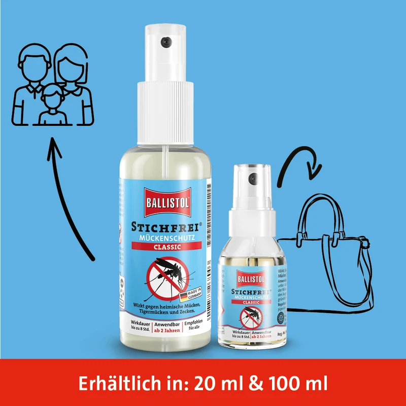 Stichfrei Pumpspray Mückenschutz, 20 ml Spray