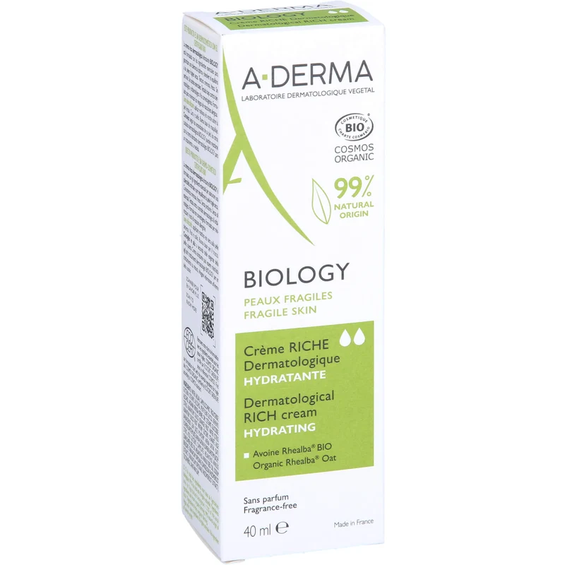 A-DERMA Biology Creme Reichhaltig - dermatologisch, 40 ml CRE