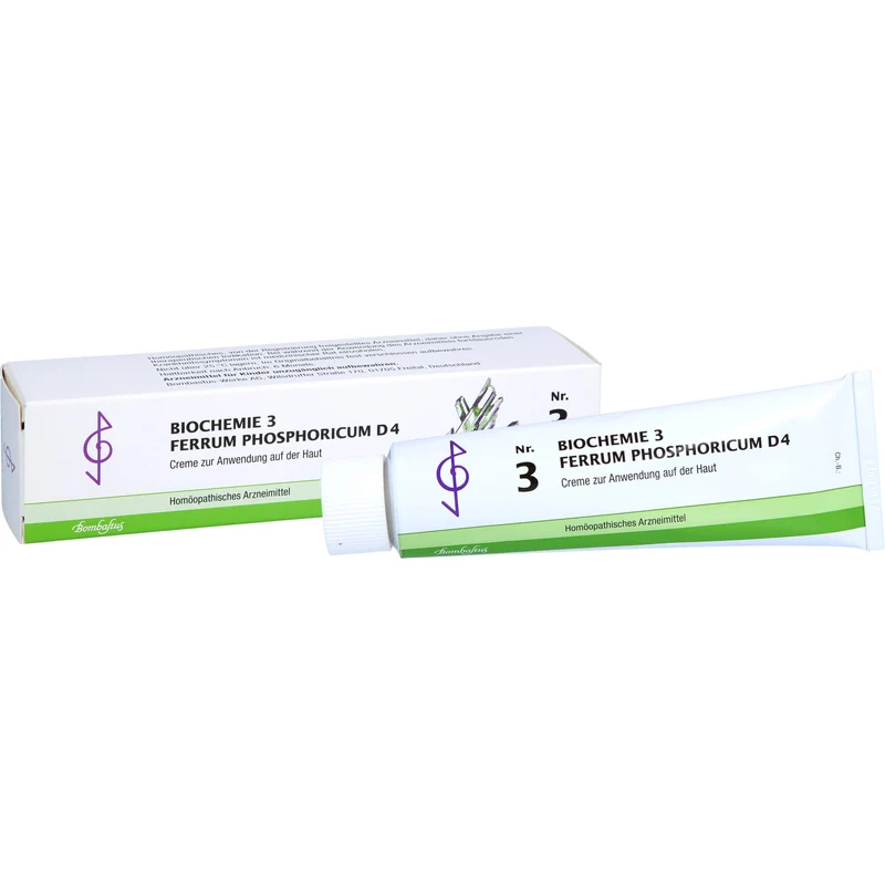 Bombastus Biochemie 3 Ferrum phosphoricum D4 Creme, 100 ml Creme