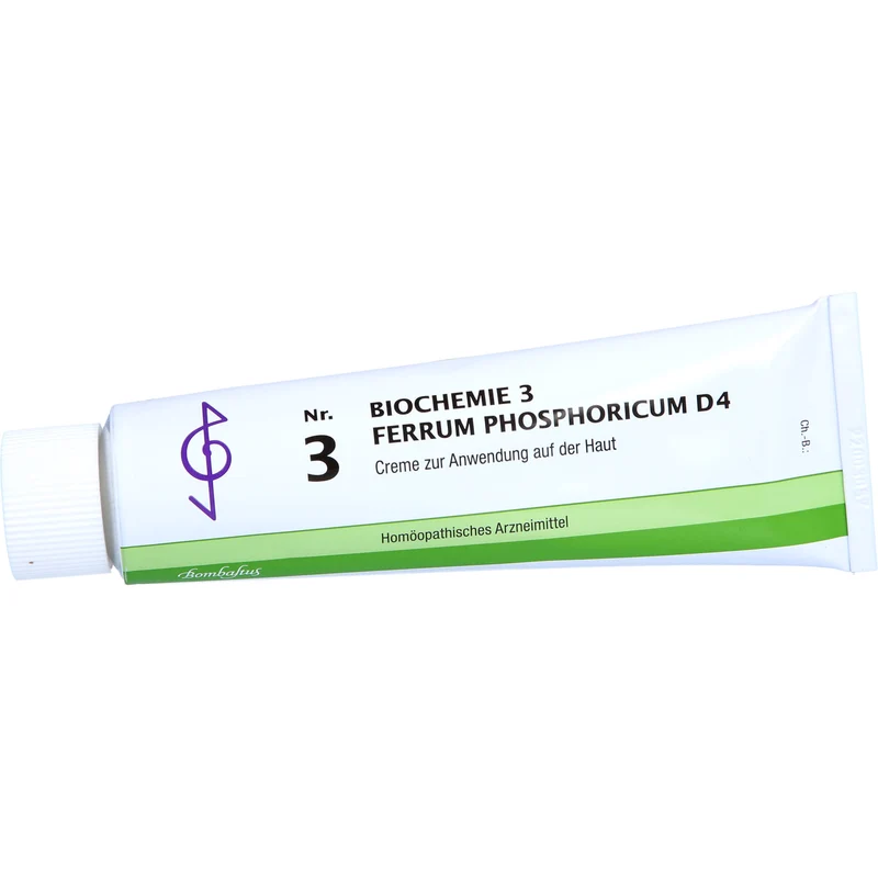 Bombastus Biochemie 3 Ferrum phosphoricum D4 Creme, 100 ml Creme