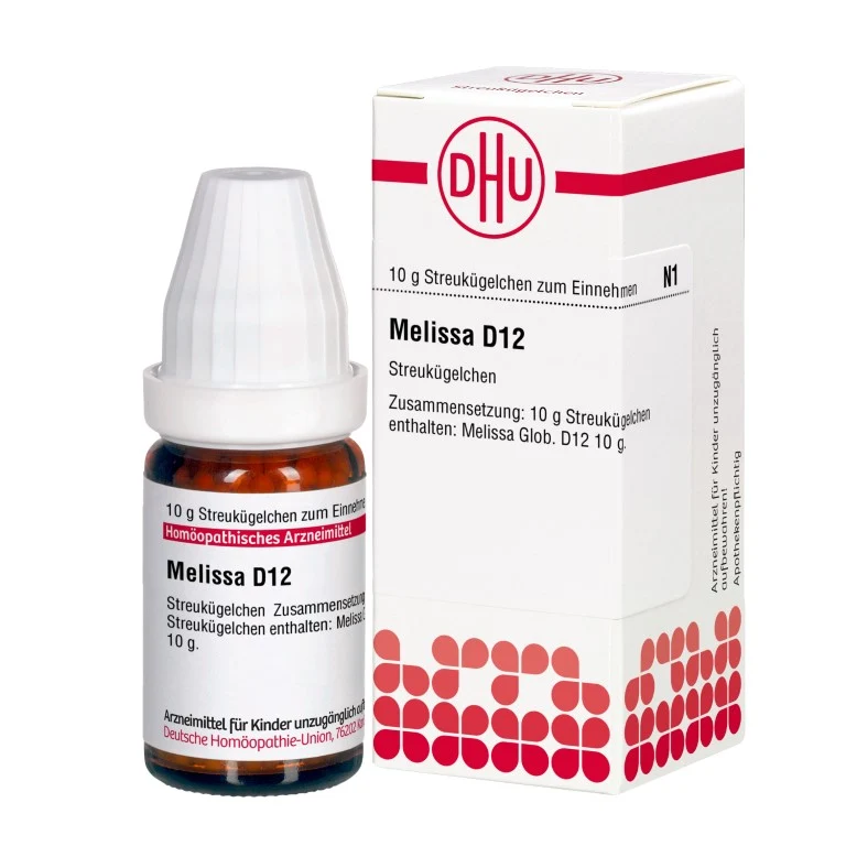 DHU Melissa D12 Globuli, 10 g Globuli