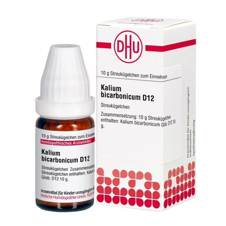 DHU Kalium bicarbonicum D12 Globuli, 10 g Globuli