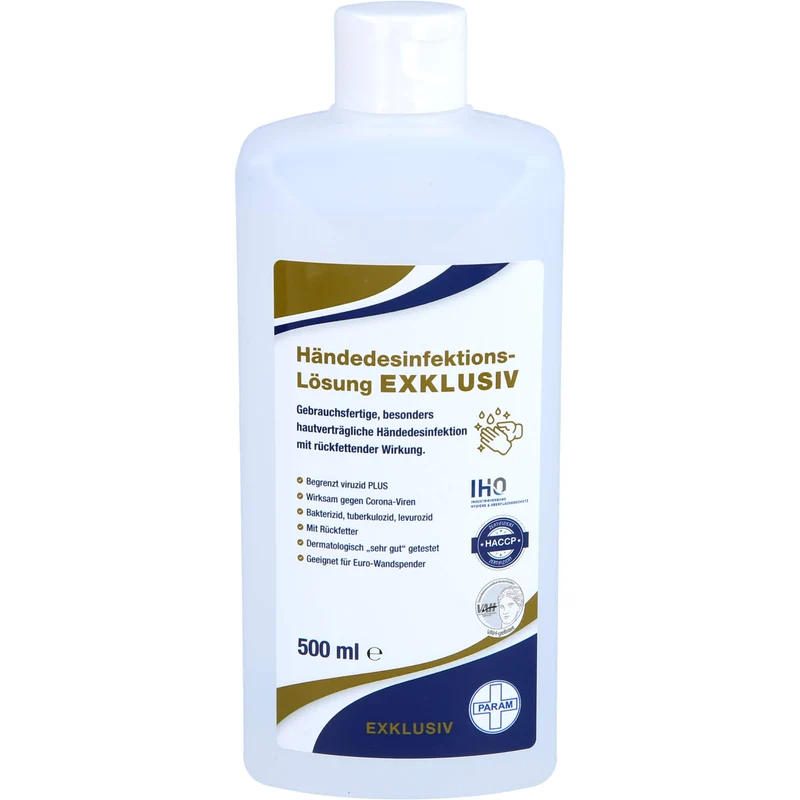 PARAM Händedesinfektions-Lösung Exklusiv, 500 ml Lösung