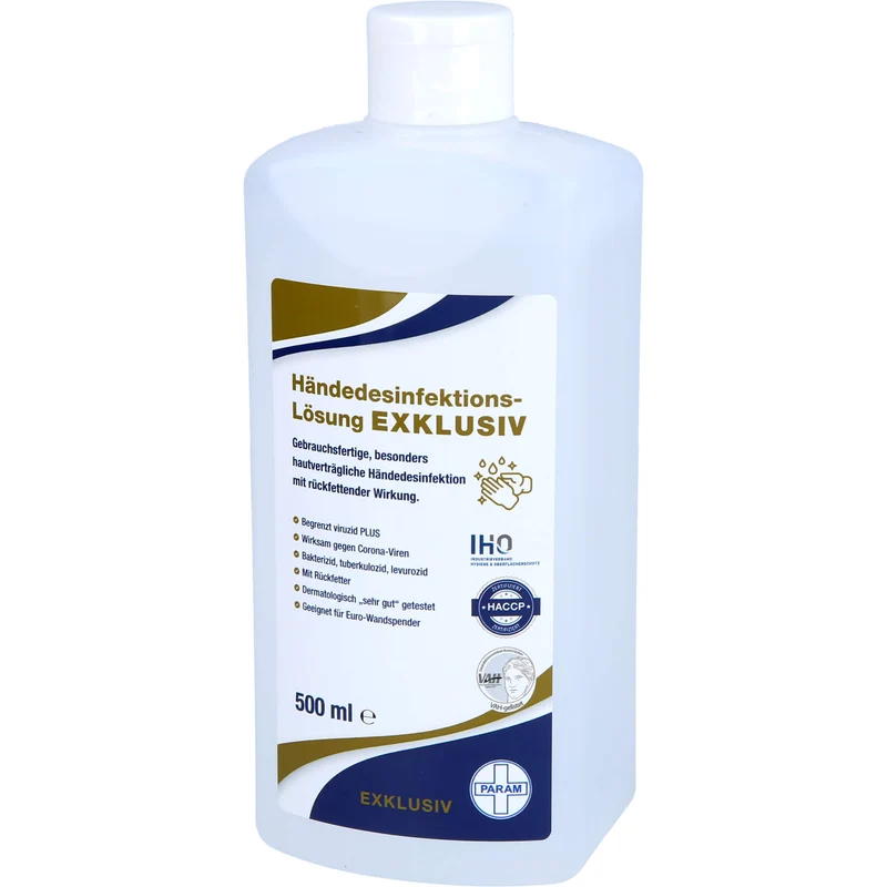 PARAM Händedesinfektions-Lösung Exklusiv, 500 ml Lösung