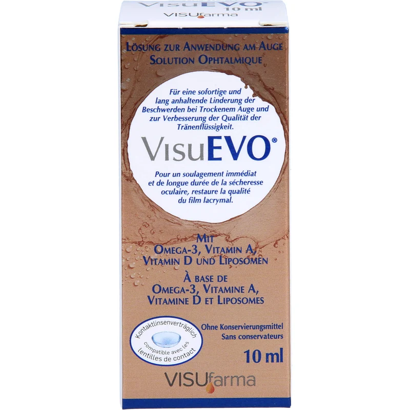 VisuEvo Lösung Augentropfen für trockene Augen, 10 ml Lösung
