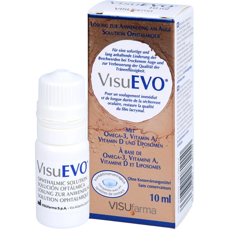 VisuEvo Lösung Augentropfen für trockene Augen, 10 ml Lösung
