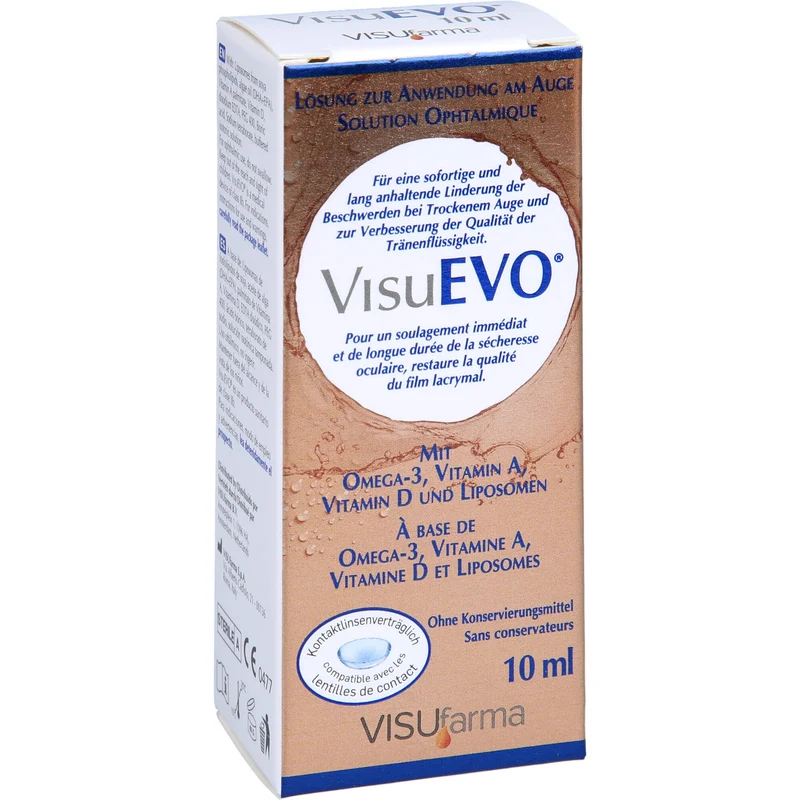 VisuEvo Lösung Augentropfen für trockene Augen, 10 ml Lösung
