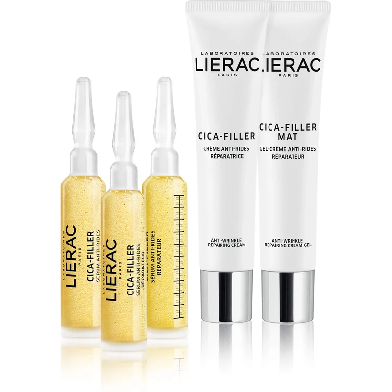 LIERAC CICA-FILLER REPARIERENDES ANTI-FALTEN SERUM, 3X10 ml
